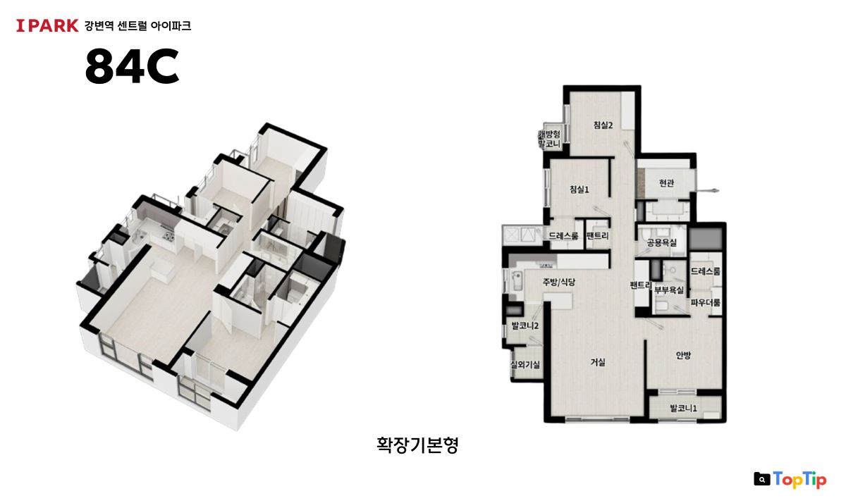 강변역-센트럴-아이파트-평면도-84C